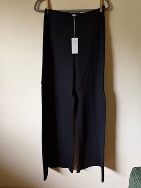 Ripley Rader Black Split-Hem Wide Leg Pants